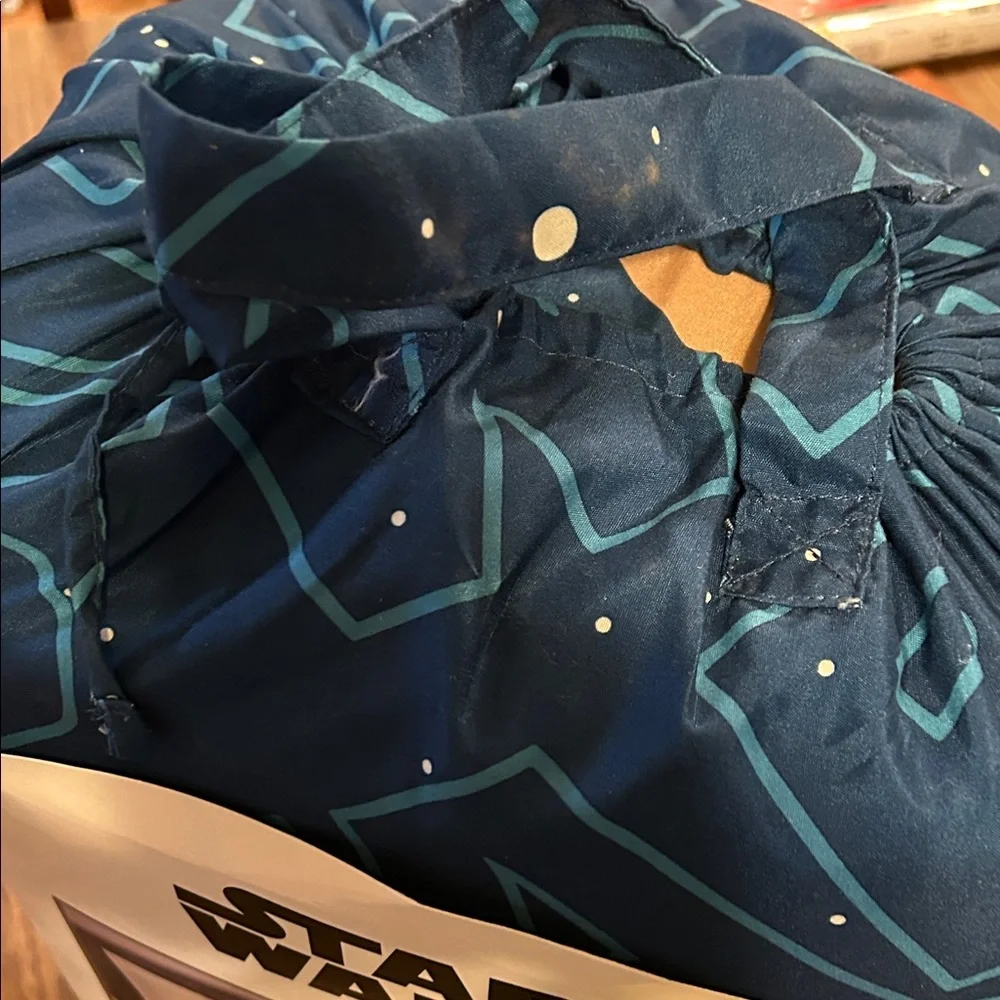 Star Wars Twin Comforter in Dark Blue and Teal Accent